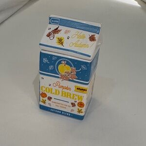 Candle Pumpkin Cold Brew Carton candle